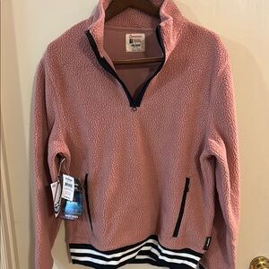 Todd Snyder x Champion Pink Sherpa Pullover